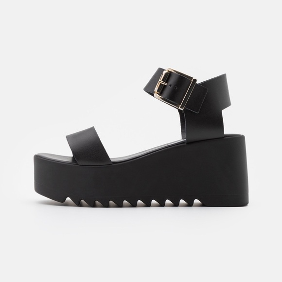 NWOT Steve Madden Black Platform Sandals – Never Worn (size 9) - Picture 4 of 10